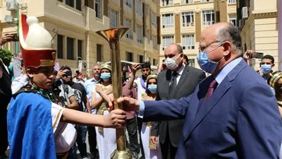 إيقاد شعلة أولمبياد الطفل بحضور محافظ القاهرة