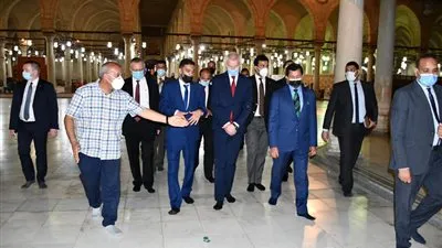 مجمع الأديان يستقبل وزير الشباب والرياضة الروسي في زيارة سياحية