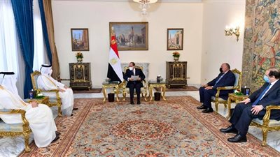 أبرزها لقاء وزير الخارجية القطري.. نشاط مكثف للرئيس السيسي على مدار اليوم