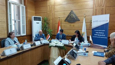تعاون بين جامعة بنها ومشروع رواد 2030 بوزارة التخطيط والتنمية الاقتصادية