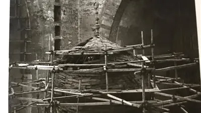 شاهد.. صور ترجع لـ 100 عام تسجل ترميم لجنة حفظ الآثار لفوارة السلطان حسن