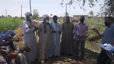 الري: فريق عمل التوجيه المائي بالمنيا يقدم الدعم الفني لروابط مستخدمي المياه 