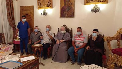  رهبان سانت كاترين يتلقون لقاح كورونا 2