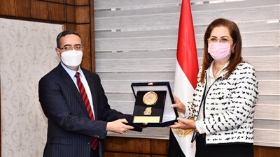 وزيرة التخطيط تستعرض رؤية مصر 2030 أمام السفير الهندي 
