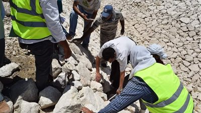 اللجنة المشكلة بالإدارة المركزية للموارد المائية والري تتفقد أعمال تأهيل الترع بأسيوط (صور)