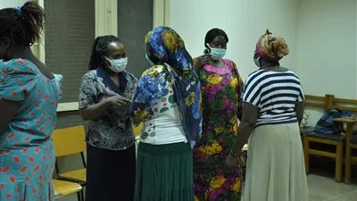 مركز جسور بالأسقفية يستضيف ورشة الدعم النفسي للسيدات اللاجئات والمصريات