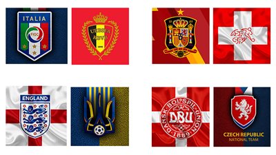 تعرف على تاريخ مواجهات منتخبات ربع نهائي كأس أمم أوروبا (يورو 2020)