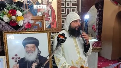 قداس ذكرى الأربعين للأنبا سلوانس بدير الشايب 