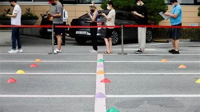 تراجع عدد الإصابات الجديدة بكورونا في كوريا الجنوبية إلي مستوى قياسي