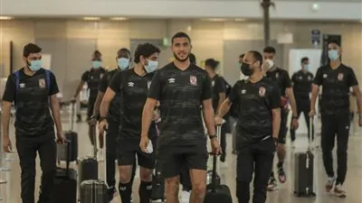 بعثة الأهلي تغادر مطار القاهرة إلى المغرب استعدادا لنهائي دوري الأبطال 
