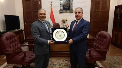 'الشوربجي' يستقبل رئيس جامعة طنطا
