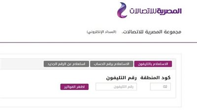 بالصور.. الاستعلام ودفع فاتورة التليفون الأرضي شهر يوليو 2021 من الموقع الرسمي