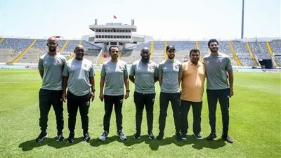 موسيماني يعاين ملعب نهائي دوري أبطال إفريقيا