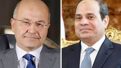 عاجل.. الرئيس السيسي يجري اتصالا هاتفيا بنظيره العراقي