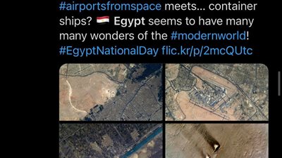 رائد فضاء شهير يحتفل بـ 23 يوليو بصور لعجائب مصر من أعلى   