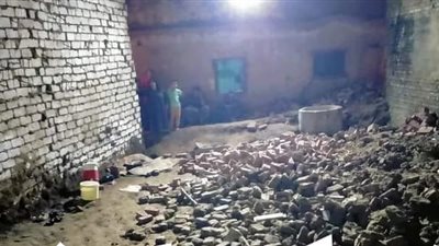 مصرع وإصابة 3 مواطنين في المنوفية بسبب انهيار جدار