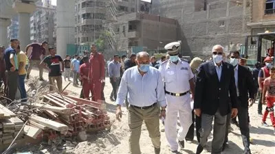 محافظ الجيزة يوجه بتوفير الرعاية الصحية للناجية من عقار الوراق المنهار