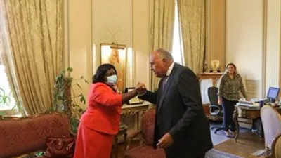 شكرى يبحث مع خارجية جنوب السودان العلاقات بين البلدين 