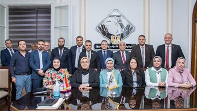 تنسيقية شباب الأحزاب والسياسيين تستقبل وفد القومية للتأمين الاجتماعي