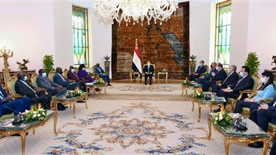 الرئيس السيسي يلتقي نائب رئيس جنوب السودان (تفاصيل)