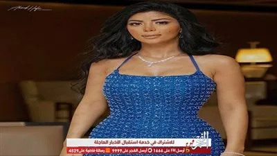 بالأزرق.. كارولين عزمي تتألق في حفل زفاف هاجر أحمد