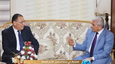 محافظ الشرقية يهنئ مدير الأمن الجديد ويشيد بدور رجال الشرطة 