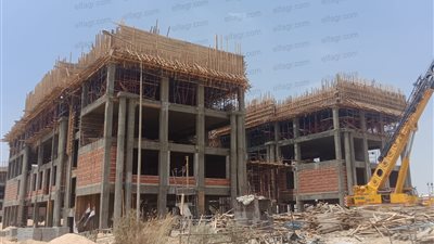 الاستشاري الهندسي: يعلن نسبة انجاز مشروع جامعة بنها الأهلية بالعبور