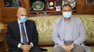 محافـظ المنوفية يهنئ مدير الأمن الجديد ومدير فرع الأمن الوطني بتوليهما المنصب