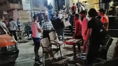 حملة ليلية مكبرة لرفع الإشغالات والتعديات بالمنصورة (صور)