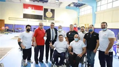 نائب بالتنسيقية يزور البعثة البارالمبية قبل السفر إلى طوكيو 2020