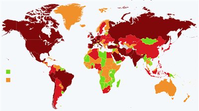 تصنيف الدول العربية من حيث مخاطر السفر بسبب كورونا.. تعرف على ترتيب مصر