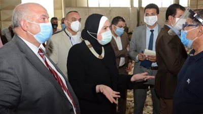 في زيارة رسمية.. نيفين جامع تتفقد المناطق الصناعية بقنا