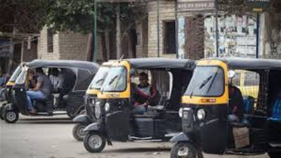 حظر سير مركبات التوك توك بمحور محمد أنور السادات (ترسا سابقا)