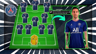 تعرف تشكيل باريس سان جيرمان الخرافي ومركز ميسي الجديد