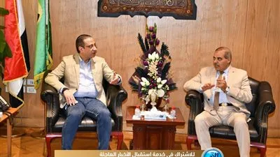 مباحثات بين محافظ الفيوم ورئيس جامعة الأزهر 