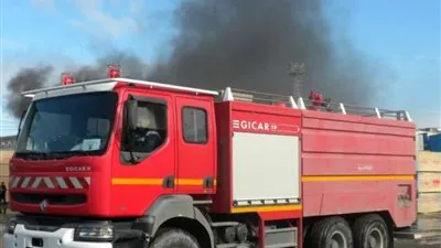 اندلاع حريق هائل في منزل بقرية أبومناع بحري في قنا