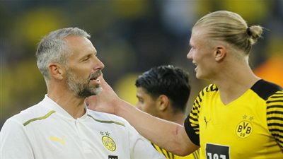 مدرب دورتموند يفجر مفاجأة عن مستقبل هالاند