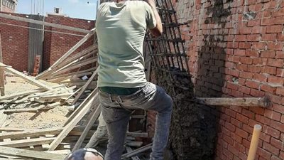 حملات مكثفة على العقارات المخالفة غرب المنصورة 