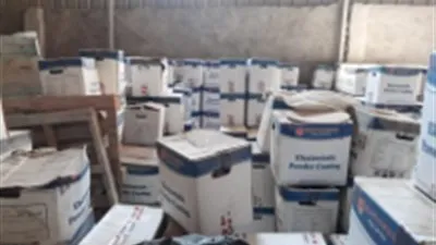 ضبط مصنع لتجميع البطاريات بدون ترخيص بالمرج