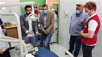 وكيل صحة شمال سيناء يفاجئ الإدارة الصحية بمدينة الحسنة 