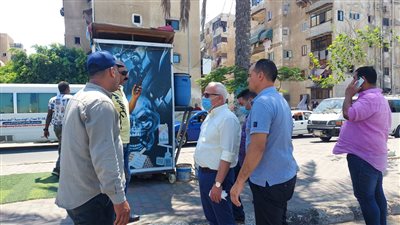 محافظ بورسعيد  يوجه برفع كافة الإشغالات بمحيط المقابر 