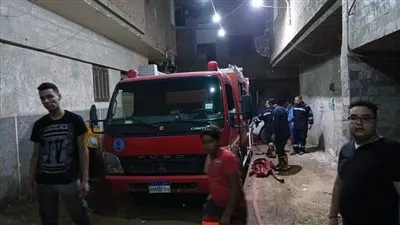 إخماد حريق داخل شقة سكنية فى عمرانية الجيزة دون إصابات (صور)