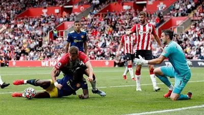 شاهد اهداف مانشستر يونايتد وساوثهامبتون في الدوري الإنجليزي