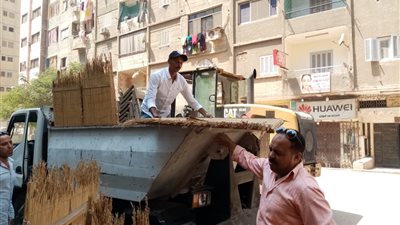 رفع 93 حالة إشغال خلال حملة بجنوب الجيزة