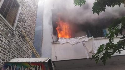 السيطرة علي حريق بشقة سكنية خلف منزل 