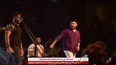أحمد كامل يشعل ساقية الصاوي في حفل عبدالرحمن رشدي (صور وفيديو)