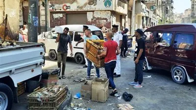 إزالة 304 حالة إشغال طريق خلال حملات مكبرة بالإسكندرية (صور)