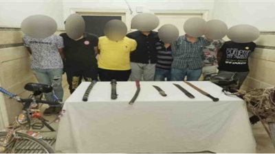 ضبط ثمانية أشخاص بالشرقية لتعديهم على شقيقين  