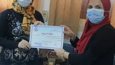 صحة الغربية: تدريب العاملين بالقطاع الصحي على التطعيم ضد كورونا (صور)