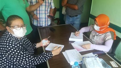 تطعيم العاملين بمنطقة آثار الفيوم ضد كورونا (صور)